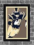 St Louis Marshall Faulk Portrait Sports Print Art 11x17