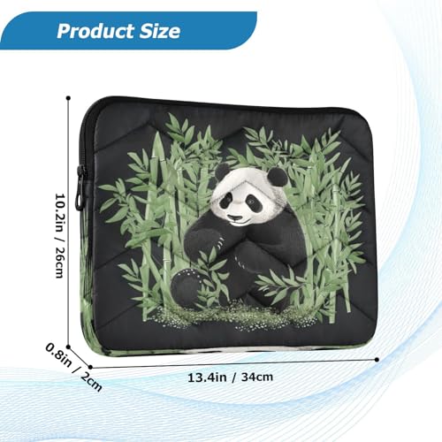 Fundas para laptops Panda y Bamboo 13-14 pulgadas impermeable miniatura 3