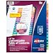 Avery Ready Index Table of Contents Dividers, 15-Tab Set, 1 Set (11143)