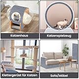200 * 40CM Kratzmatte Selbstklebend, Selbstklebend Kratzmatte Katze, Kratzschutz Sofa Katze, DIY Kratzbretter kratzwand für Möbel Kratzteppich Couch-Schutz, Graublau