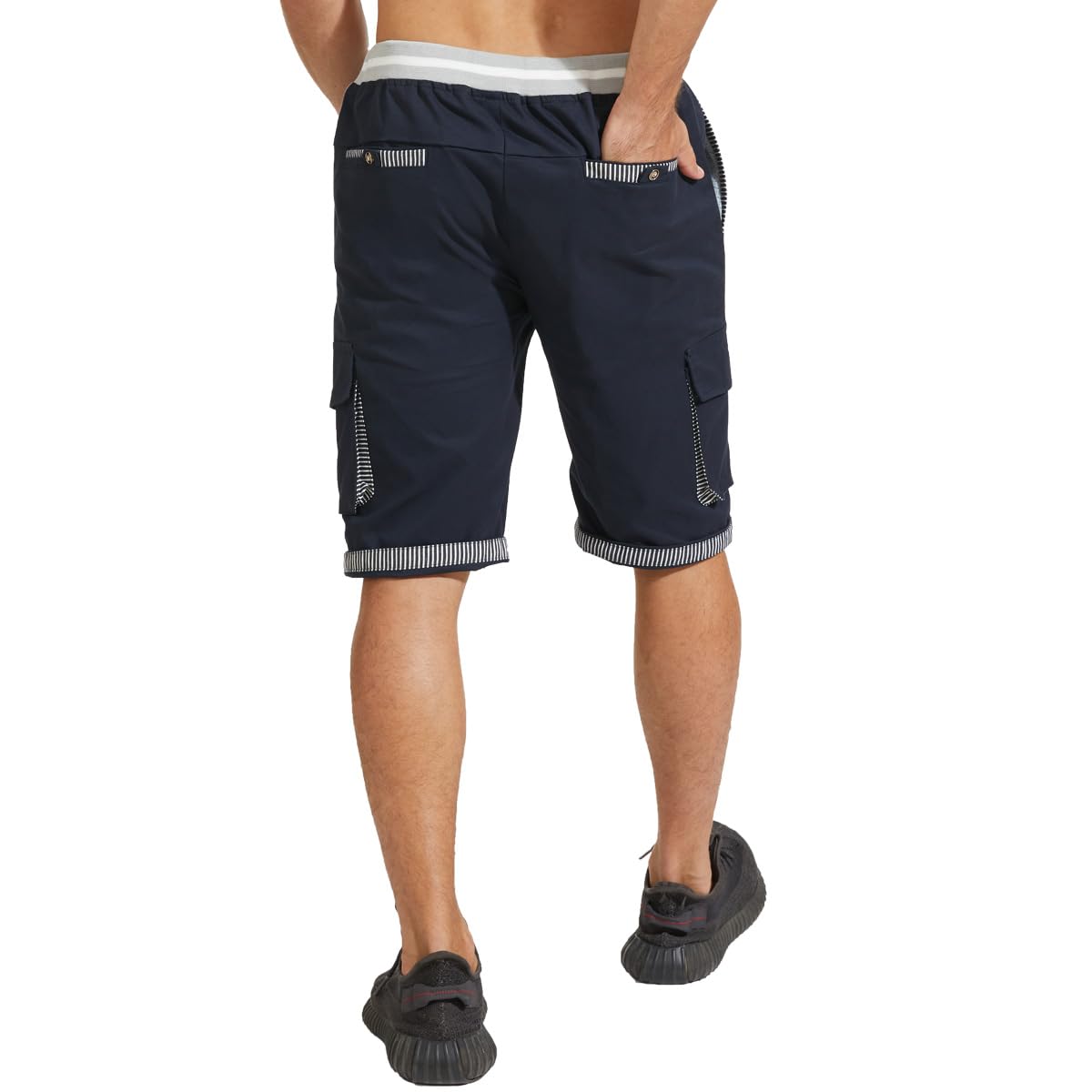 JustSun Pantaloncini Uomo Shorts Uomo con Tasche Cotone Leggero