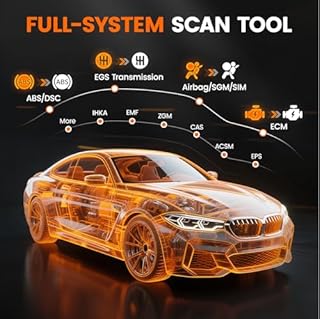 ANCEL BM700 PRO Fit for BMW Scanner - Battery Registration Tool, Code Reader for BMW/Mini/RR, Advanced OBD2 Scanner Auto V-I-N, Full System Diagnostic for BMW Scan Tool with All Reset Services (Blue)