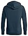 VAUDE Damen Kapuzenpullover Tuenno Hoody, pflegeleicht und schnelltrocknend, Dark sea, 46