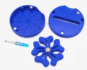 Bladesaver Thread Cutter With A Magnetic Case For Rotary Blades By Purple Hobbies (ROYAL BLUE, 45 MM BLADE)