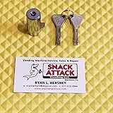 Snack or SODA Vending Machine #413 HIGH Security Cylinder Plug Lock & (2) Keys