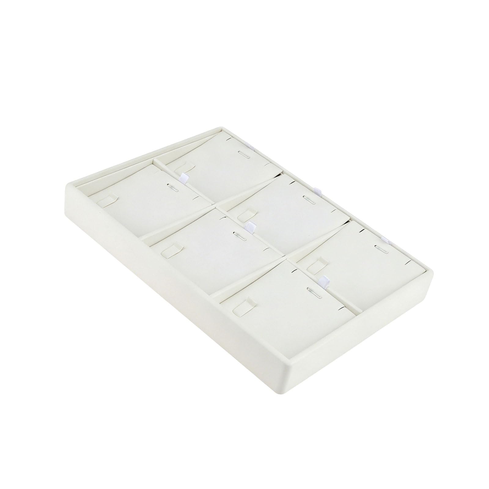 Fazvncv Fashionable Jewelry Presentation Tray Made From Sturdy Leather Suitable for Store Displays and Home Use Storage Tray