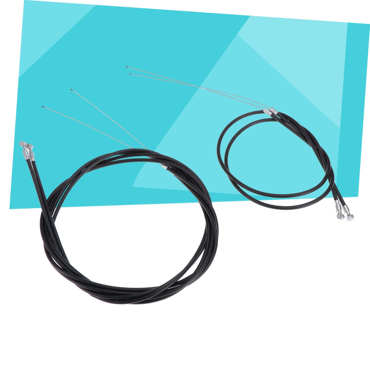 Mikinona 4Pcs Bike Brake Cable Rear Derailleur Shifting Wire Durable Housing Cable Hose Kit for Mountain and Road Bikes Smooth Operation and Custom