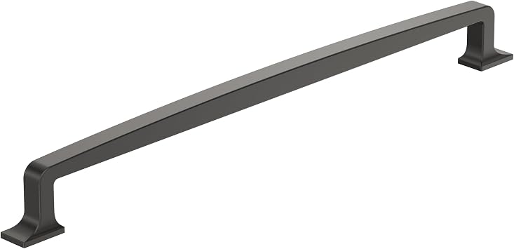 Amerock Westerly 12-5/8 inch 320mm Center-to-Center Black Bronze Cabinet Pull, BP53726BBR