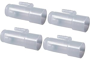4 Pack Oxygen Adapter Enrichment Port Connector fits CPAP Tubing Hose Model 1642