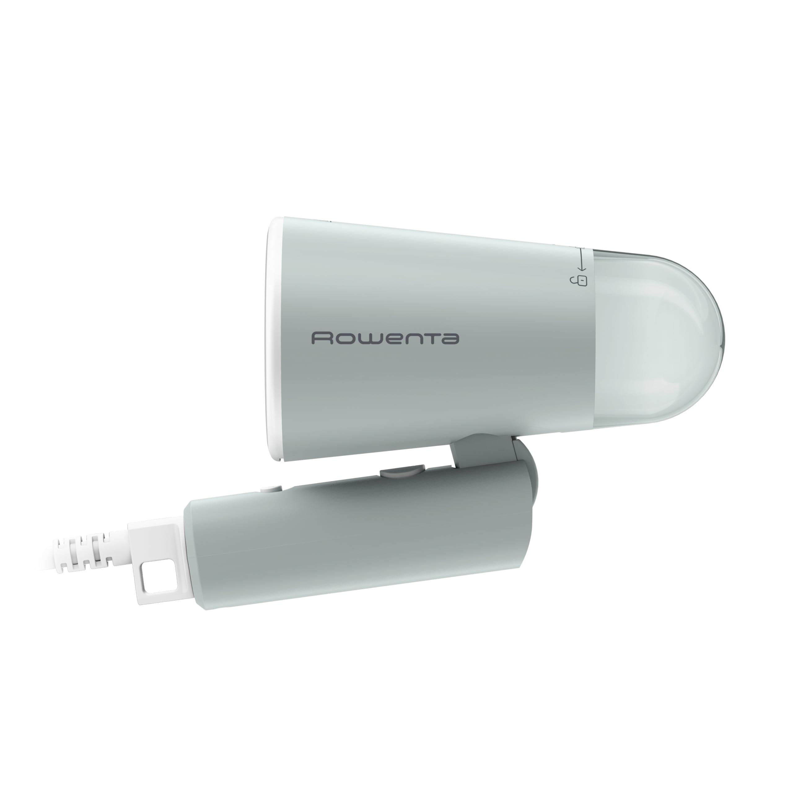 Rowenta Cepillo de vapor Origin Travel - Cepillo de vapor de mano plegable, desinfecta y elimina olores, para viajar o casa, diseño compacto, rendimiento eficaz, rápido calentamiento 25 seg, DR1034