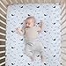 The Peanutshell 3 Piece Nautical Patch Baby Crib Bedding Set Boy, Baby Blanket Quilt, Fitted Crib Sheets for Boys, Navy & Blue Striped Crib Skirt Ocean Nursery Decor Boy