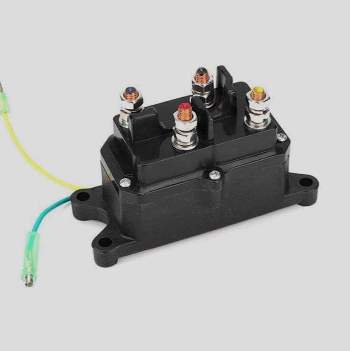 Artibetter Relé Eficiencia de 250a 12v Solenoide para Cabrestante Eléctrico Alta y Fácil Instalación, Contactor Materiales Cobre y Plástico para Atv, Utv y Camiones