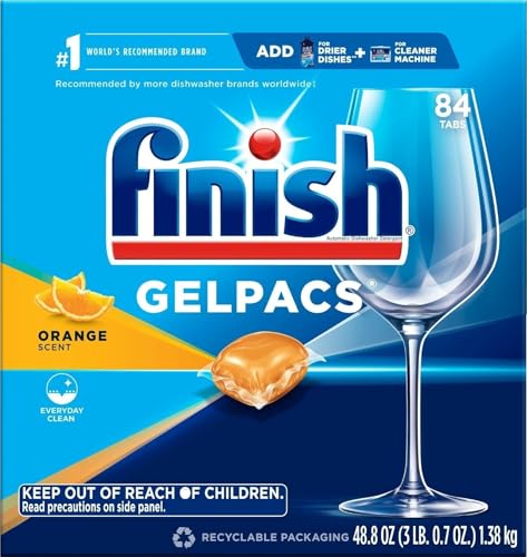 Finish Gelpacs Dishwasher Detergent Pods...