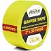 Real Professional Grade Gaffer Tape by Gaffer Power, Made in The USA, Heavy Duty Gaffers Tape, Non-Reflective, Multipurpose. (2 Inches x 30 Yards, Yellow)