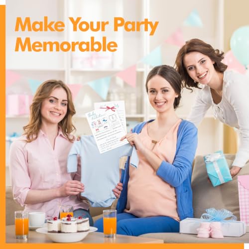 Image of Baby Predictions and Advice Cards, 55PCS Double-Sided Cards