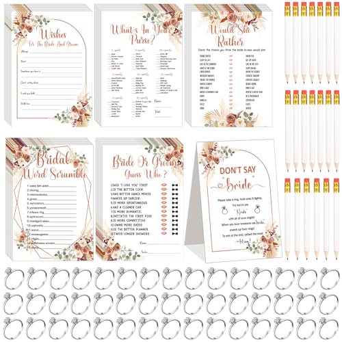 Estune 331 Pcs Bridal Shower Games Supplies, 5 Sets 250