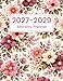 2027-2029 Monthly Planner: 3 Year From January 2027 To December 2029