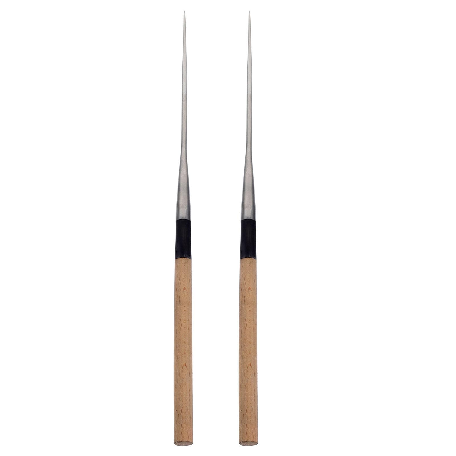 Palillos de acero inoxidable diseño japonés para restaurante y sushi