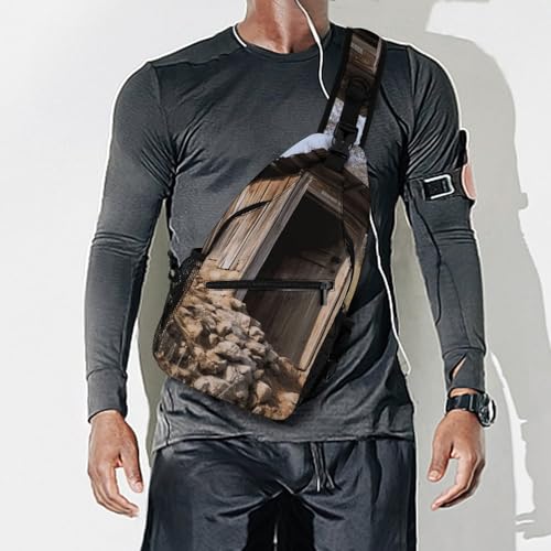 Bolso tipo bandolera deportivo para viaje senderismo miniatura 7