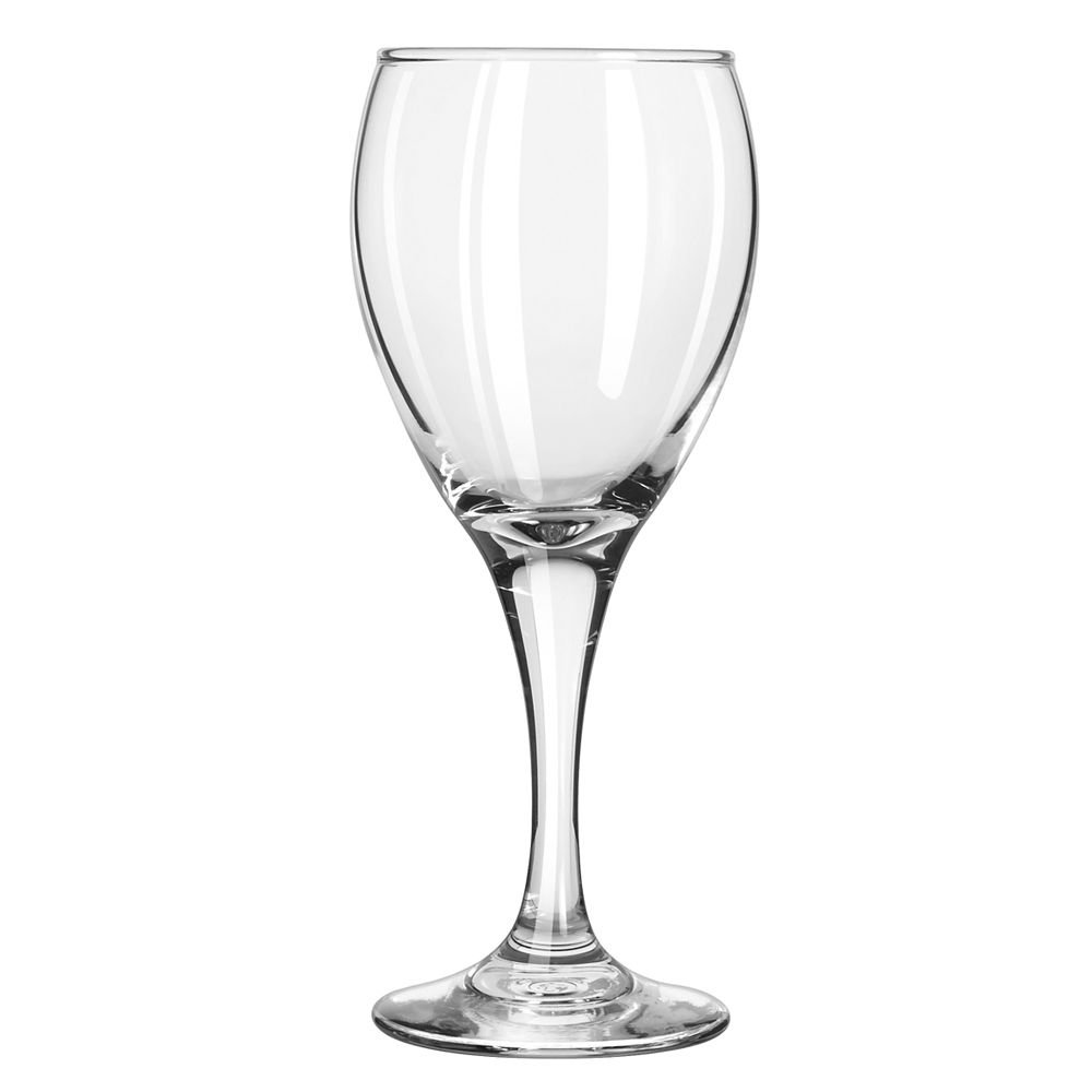 Libbey Glassware 03965 Teardrop White Wine Glass, 8-1/2 oz. (Pack of 24)