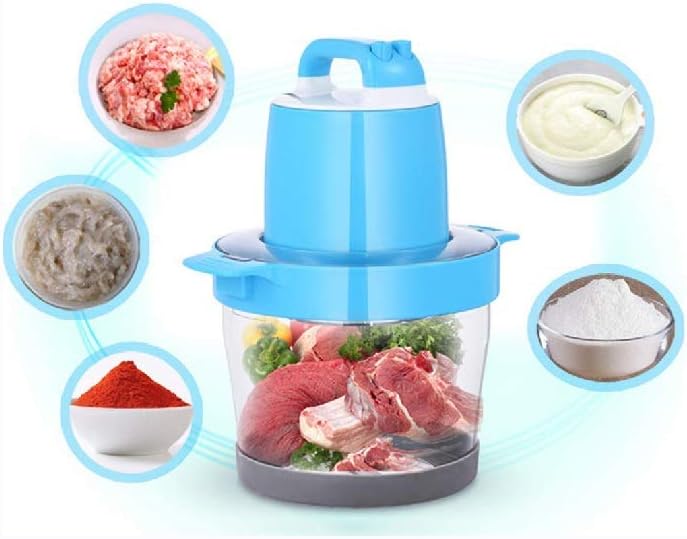 Electric Meat Grinder- Mini Grinder Adjustable Multi-Function Food Processor