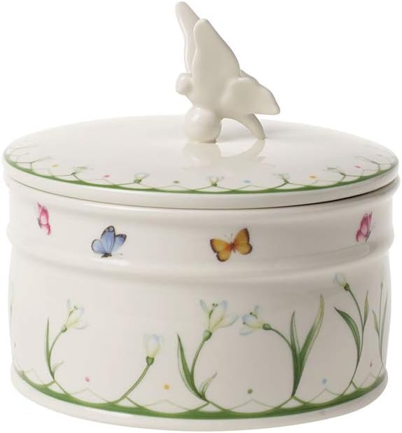 Villeroy & Boch Duża miska, twarda porcelana, biała, 16 cm, przebiśniegi