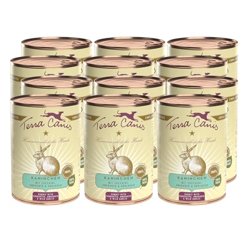 Produktbild von Terra Canis Classic Kaninchen mit Zucchini, Amaranth und Kerbel - 12 x 400 g