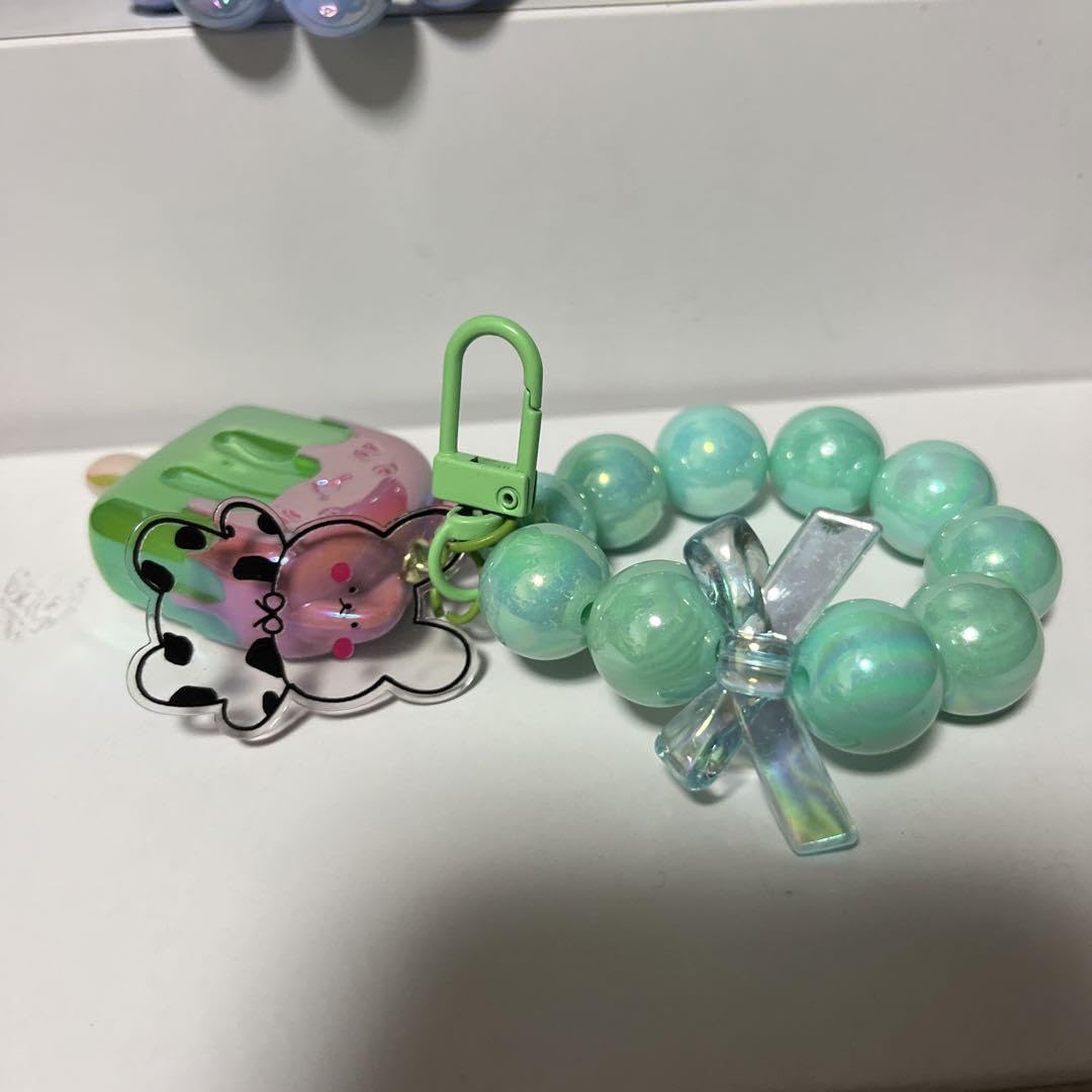 Amazon.co.jp: じゃらじゃらキーホルダー 2個セット アイス  