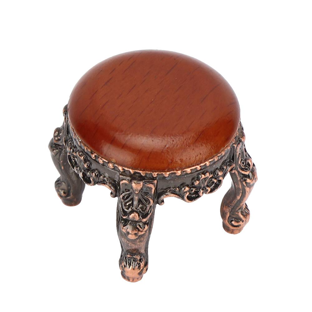 Masyrt Vivid Dollhouse Stool, Mini Furniture Model Toy Accessory, Bright and Cute for 1/12 Dollhouse, Exquisite Workmanship, Safe and (#1)