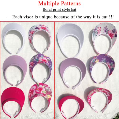Image of Sun Visor Hats Women Wide Brim Adjustable Clip On Visors Beach Men Hat