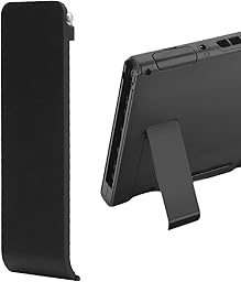 YANAJIAJIA Compatible with Nintendo Switch Stand – Replacement Repair Spare Part, Foldable Back Shell Holder, Black (Pocket Size 6x2cm)