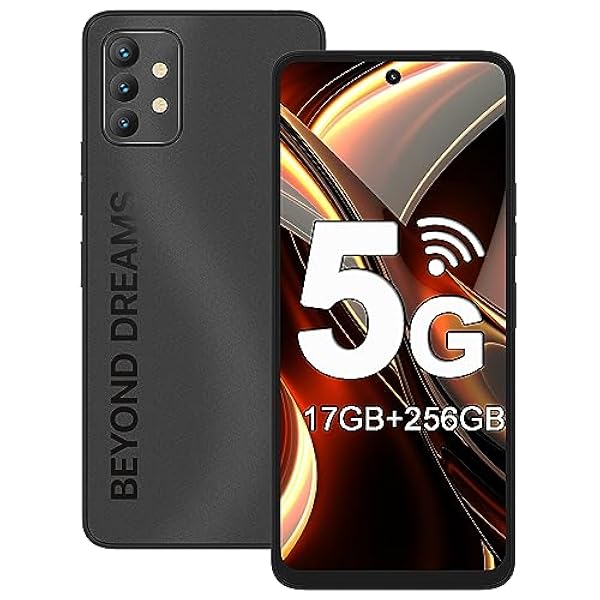 UMIDIGI A13 Pro MAX 5G Smartphone, 12 256GB (Ampliable hasta 17 512GB),Android 12, teléfono móvil Pantalla Completa de 6.8",Batería 5150mAh,Cámara 64MP 24MP, Desbloqueo Facial y Sensor de Huellas