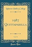  1987 Quittapahilla, Vol. 72 (Classic Reprint)