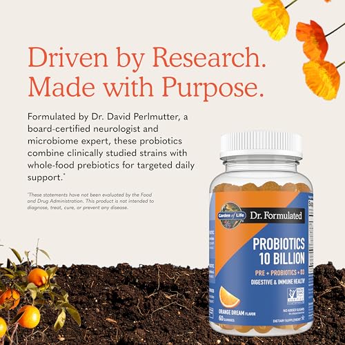 Garden of Life Dr. Formulated Probiotic Gummies, Orange Dream Flavor, 60ct - image 6