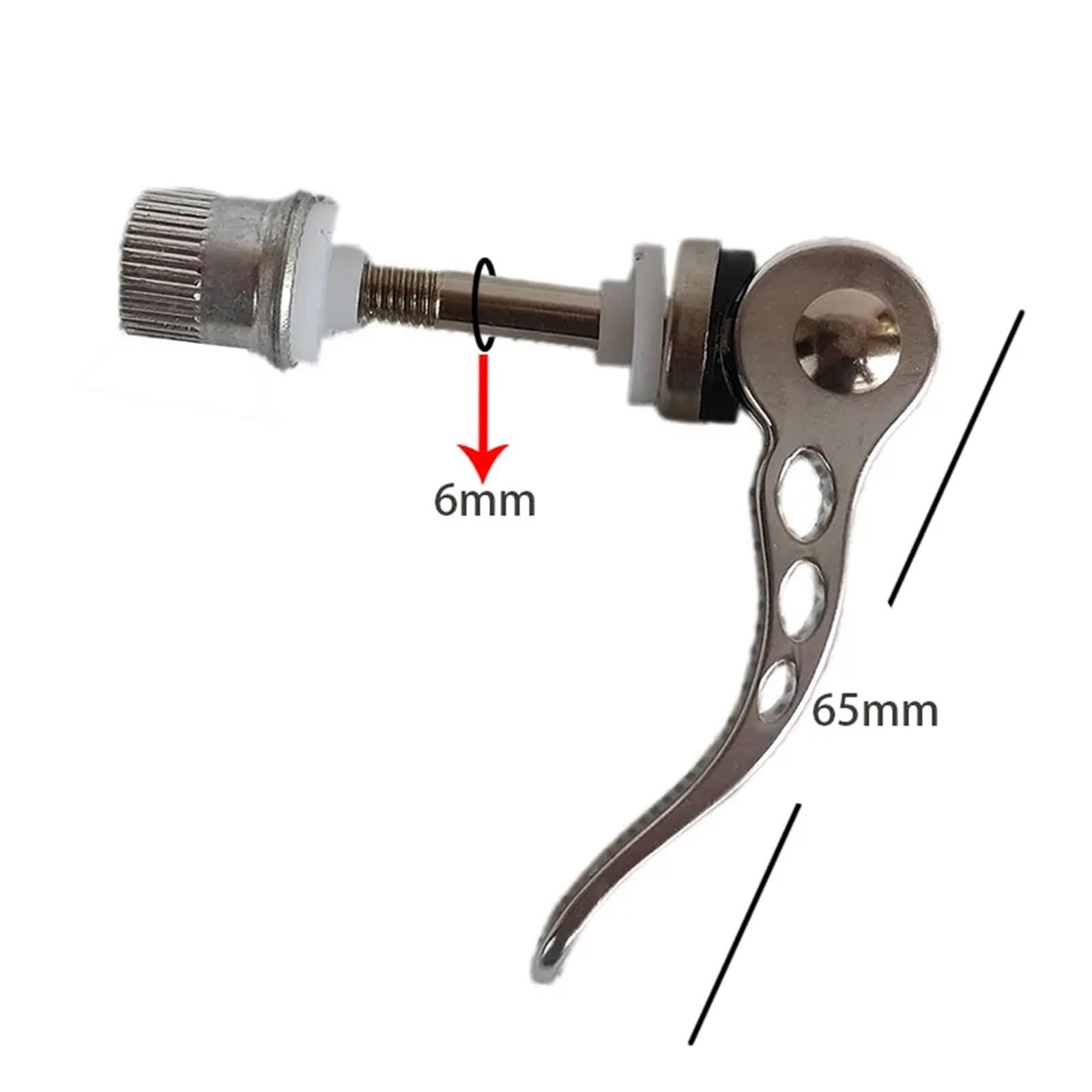 Vite a sgancio rapido per morsetto sedile 5 Pezzi Mountain Bike Tool Bicicletta Tubo Sella Morsetto Vite Leva Sgancio Rapido Ciclismo Bici Da Strada
