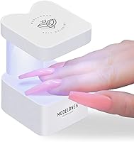 Vista 1 de modelones Mini luz UV para uñas de gel, lámpara de uñas UV, luz de uñas con 2 temporizadores para extensión de esmalte de gel de secado rápido