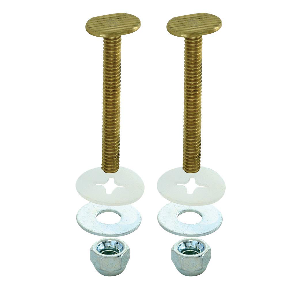 EZ-FLO40018 Bolt Set, Brass, 5/16" x 2-1/4"