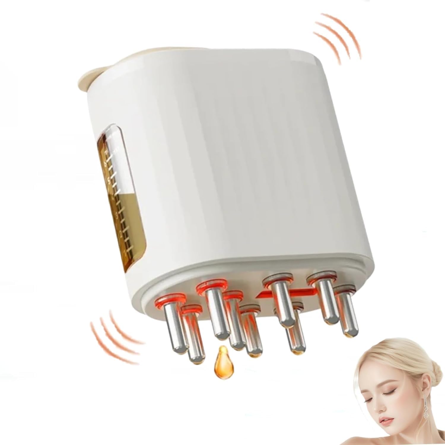 OLSIC Red Light Therapy For Hair Smart Electric Scalp Massager And Hair Oil Applicator & Massager For Scalp With LED Red Light Therapy (B0DD43ZQRM) Amazon Price History, Amazon Price Tracker