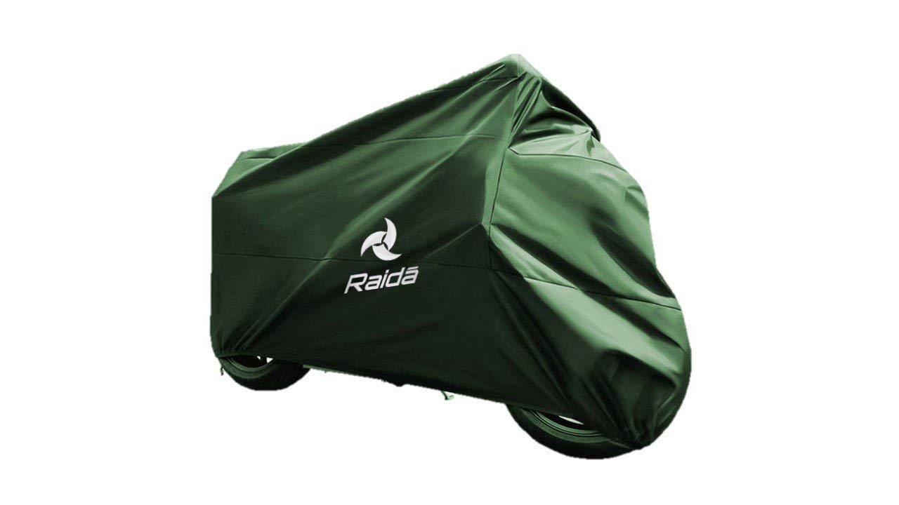 Raida RainPro Bike Cover for Honda CB350 RS (Military Green) Waterproof | Dustproof | with Mirror Pockets-image-47