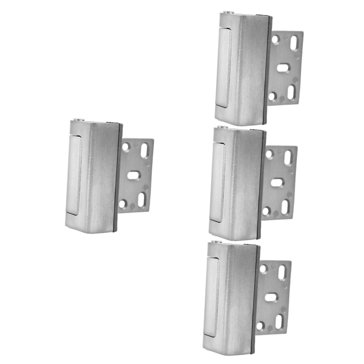 Angoily 4 Piezas Cerradura De Puerta Con Cerrojo Cerradura De Puerta a Prueba De Niños Armario Puerta Cerraduras Seguridad Infantil De Seguridad De Aluminio