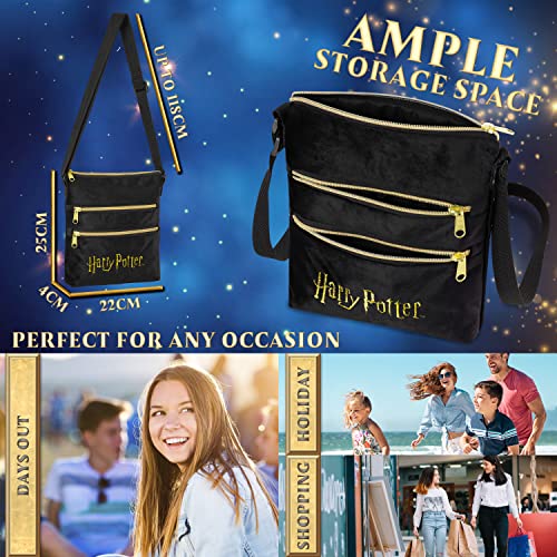 Harry Potter Crossbody Bag for Girls Teens Women Small Shoulder Bag Purse Cute Slingbag for Outings Holidays Travel Essentials Gifts for Her3