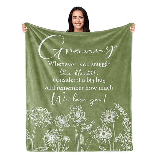 PAZISOL Granny Gifts, Granny Birthday Gifts, Granny Throw Blanket 60"X50"