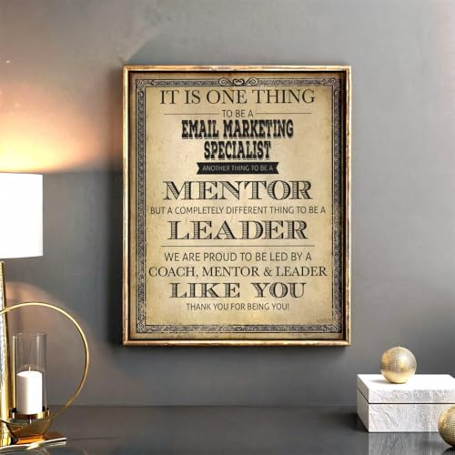Custom Name Email Marketing Specialist Mentor Leader Canvas Wall Art