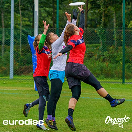 eurodisc 175g Orange Profi Ultimate Wettkampfscheibe - Sportfrisbee mit Stabiler Flugbahn über 100 m, Trainings- & Competition Disc für präzise Wurftechnik