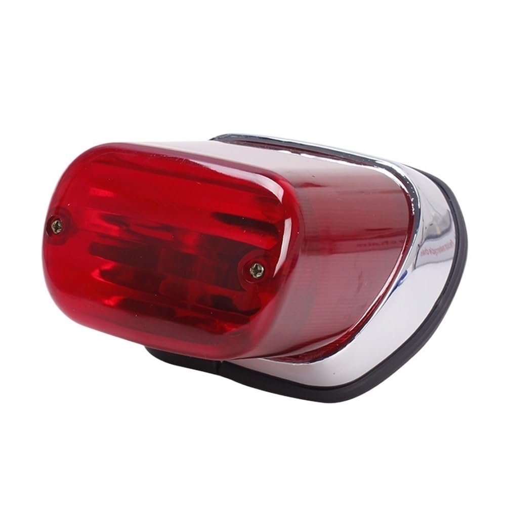 1PC ABS Rosso Moto Posteriore Freno Fanale Stop Lampada Accessori Per Virago XV250 XV400 Targa Fanali Posteriori