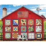 White Mountain Puzzles Barn Quilts - 1000 Piece Jigsaw Puzzle
