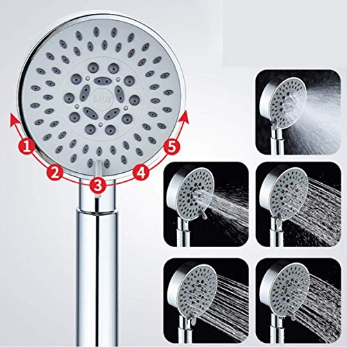 Robinets sculpture et ensemble de douche argenté au design raffiné - 8