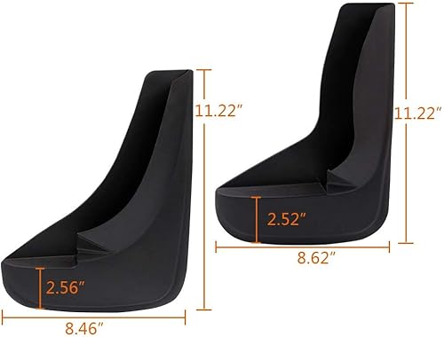 Miniatura 2 de G-PLUS Juego de 4 guardabarros universal para coche con guardabarros delantero y trasero