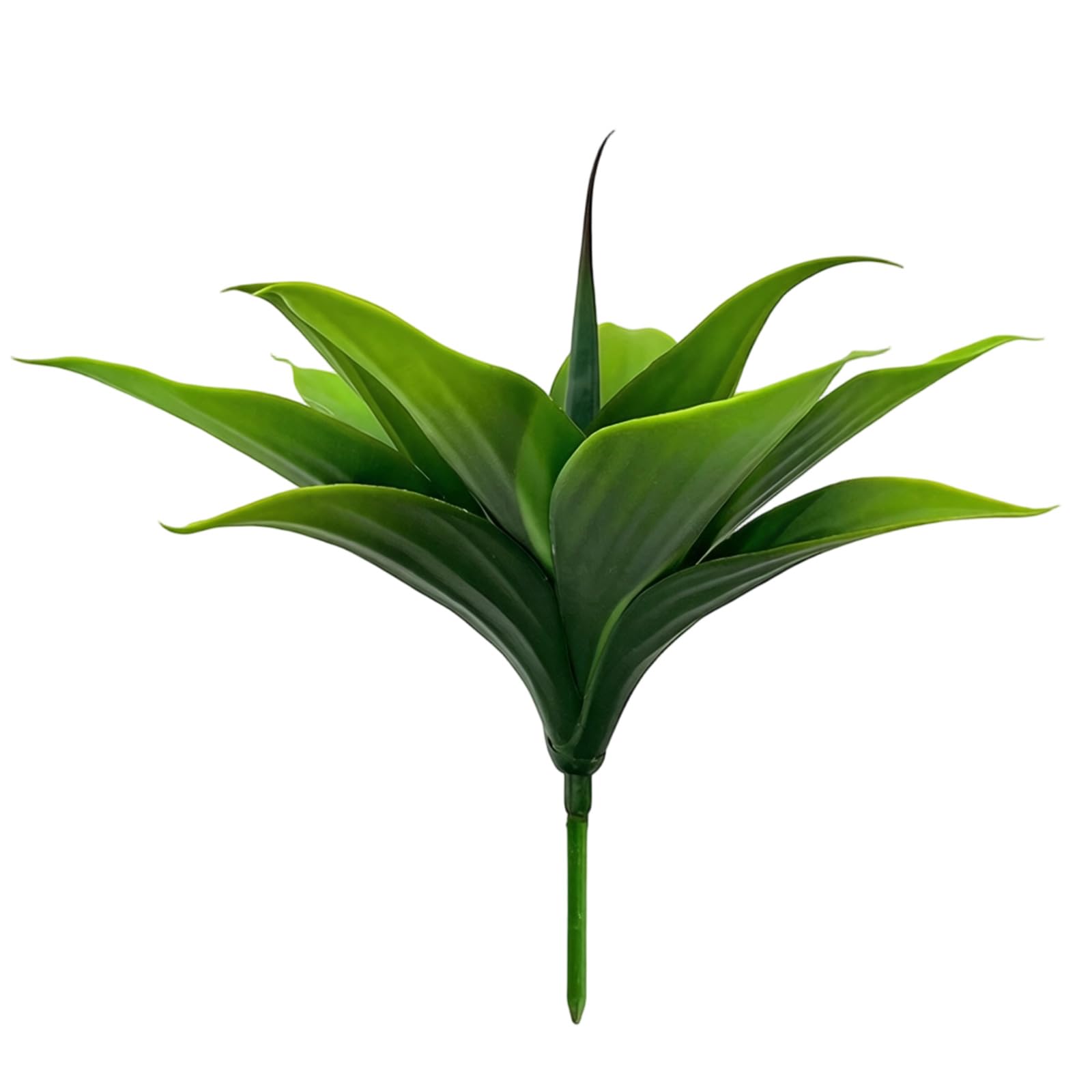 Tsophreniq Realistic Artificial Plant Simulation Soft Rubber Agave Head Plant for Desktop Bookshelf Garden Yard Display Artificial Century Deck