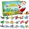 Rosami Adventskalender 2022 Kinder,24 Weihnachtskalender Spielzeug,Adventskalender mit Tierischen Bausteinen wie Dinosaurier, Adler, Haie,frühzeitiges Geschenk zu Weihnachten für Kinder